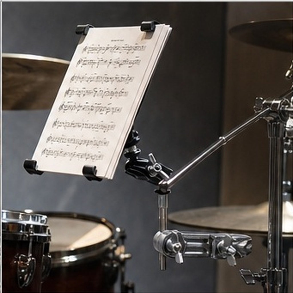 Electronic Drum Rack Stand - Drum Set Tablet Holder Adjustable Multi-Angle