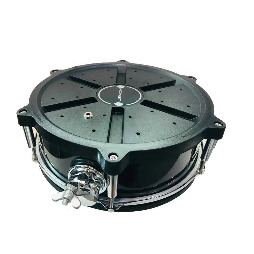 Mesh Drum Pad 12 Inch - 12 Inch Dual Zone Wooden Drum