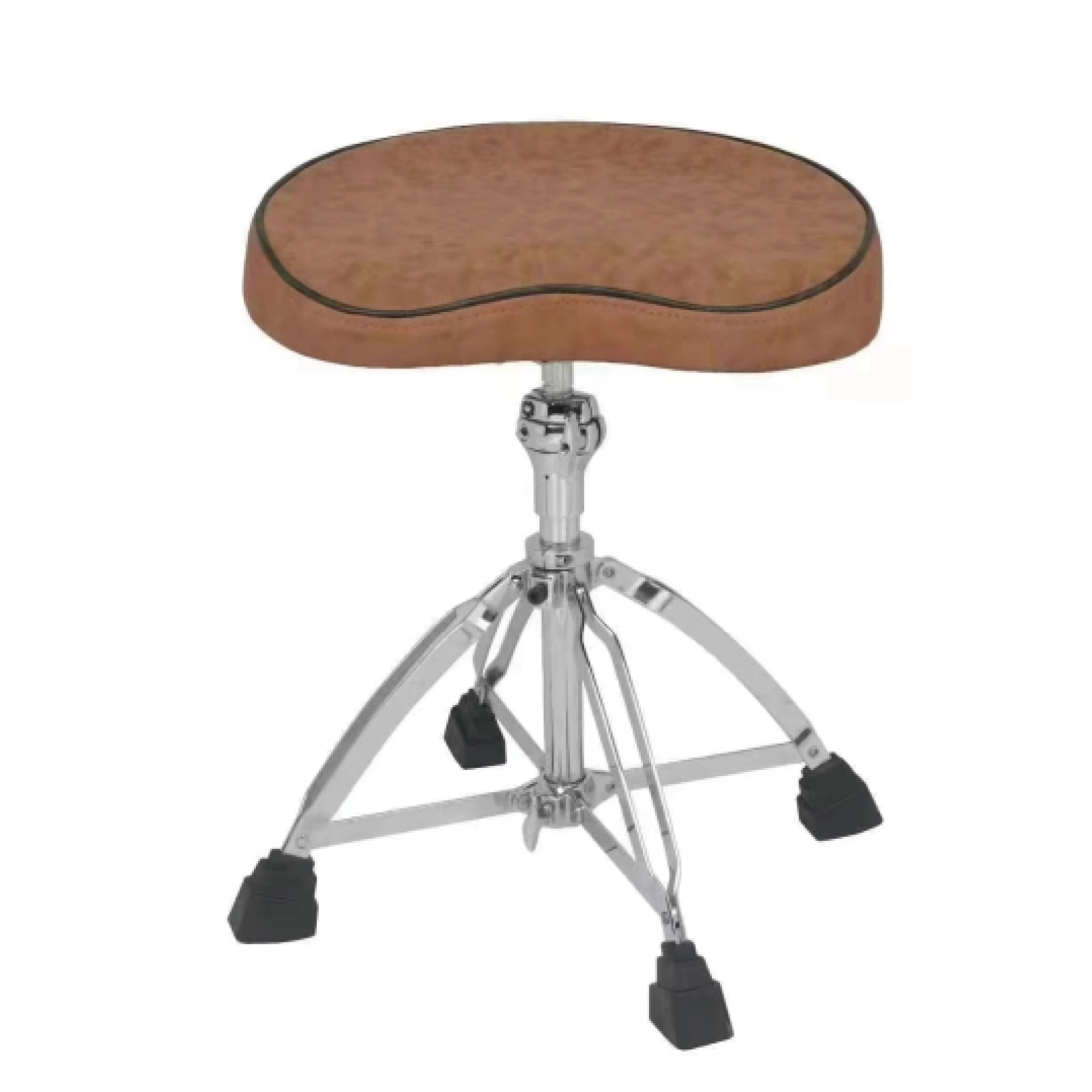 Drum Throne Adjustable - Four‑Leg XL Saddle‑Shape Drum Throne Height