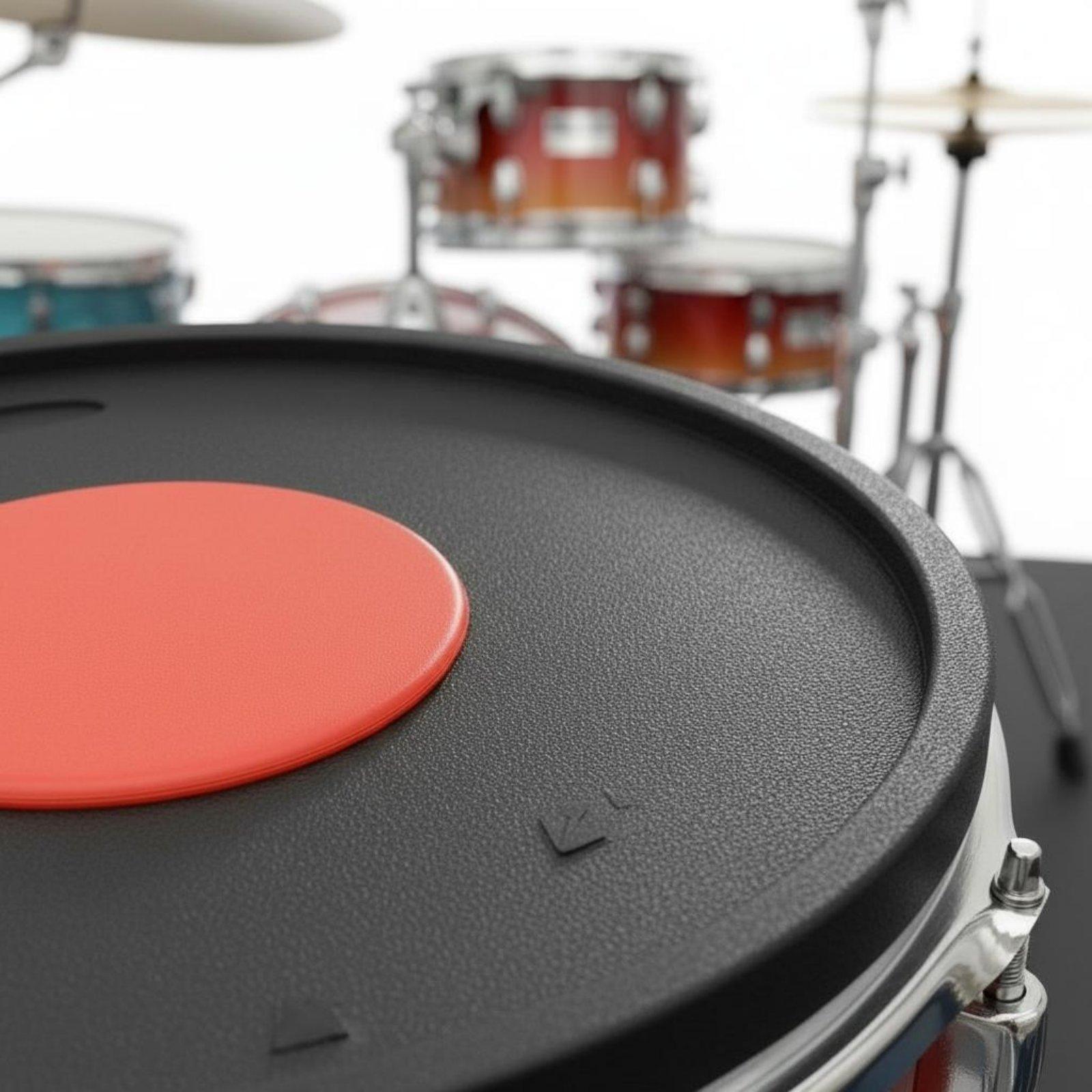Drum Practice Pad - Drum Mute Pad Rubber Drum Dampener