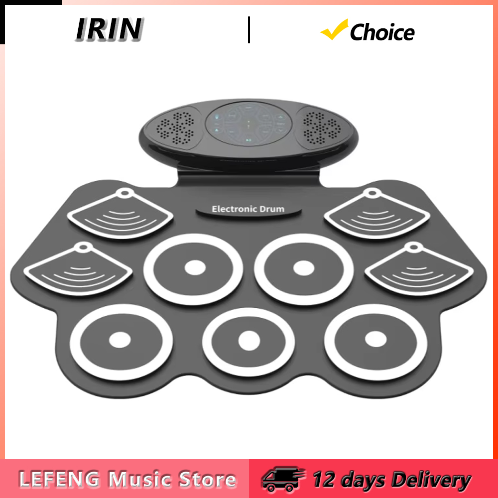 Electronic Drum Set Roll Up - IRIN Electronic Drum Set 9 Pads