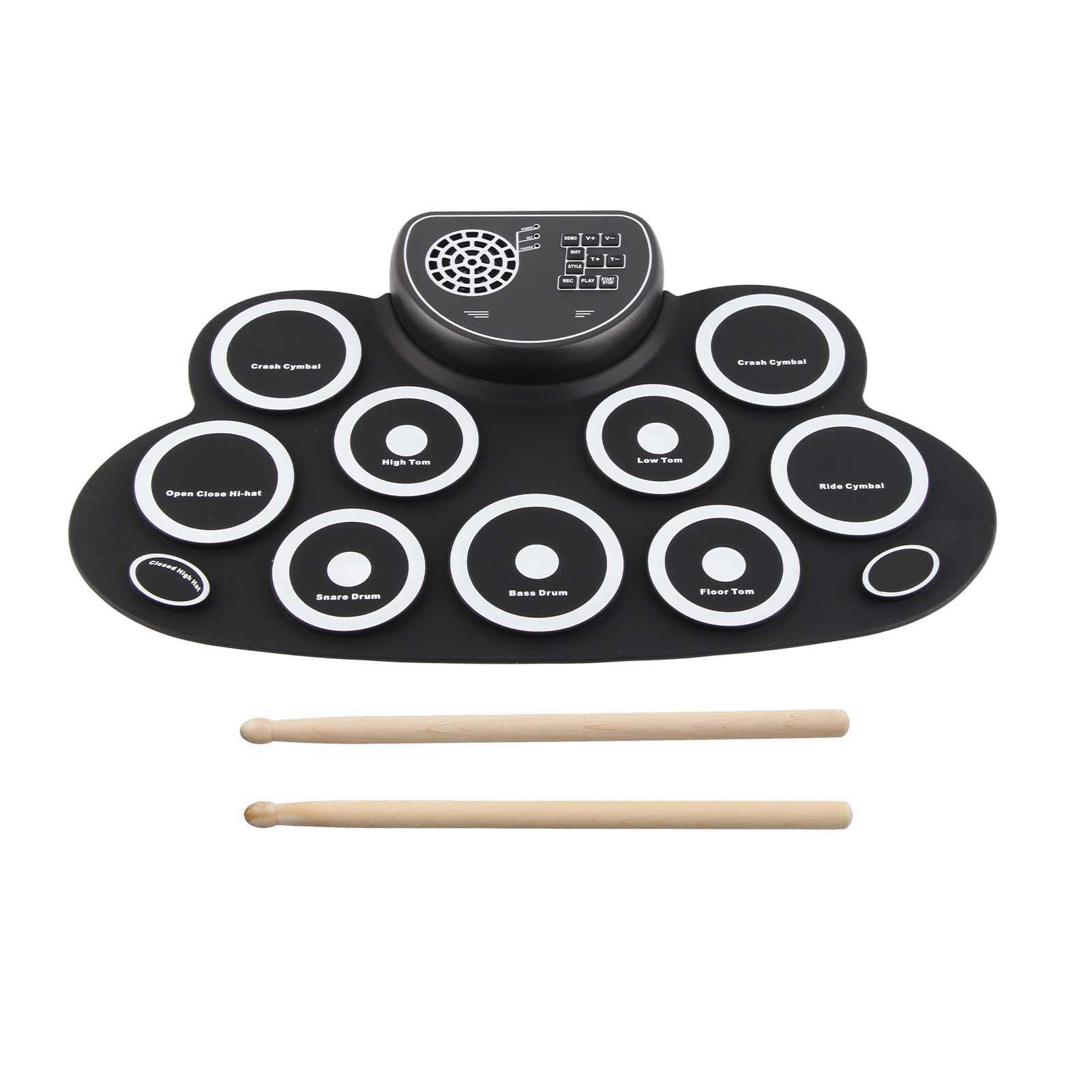 Electronic Drum Set USB Rechar - đánh giá và giá Electronic Drum Set Roll Up