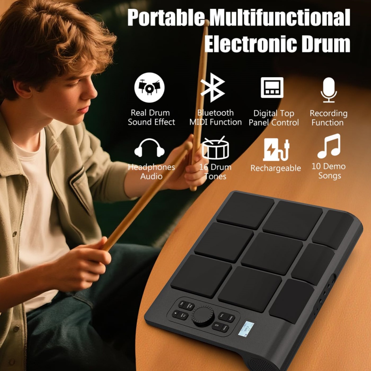 Miwayer Roll Up Electronic Dru - đánh giá và giá Electronic Drum Set Roll Up