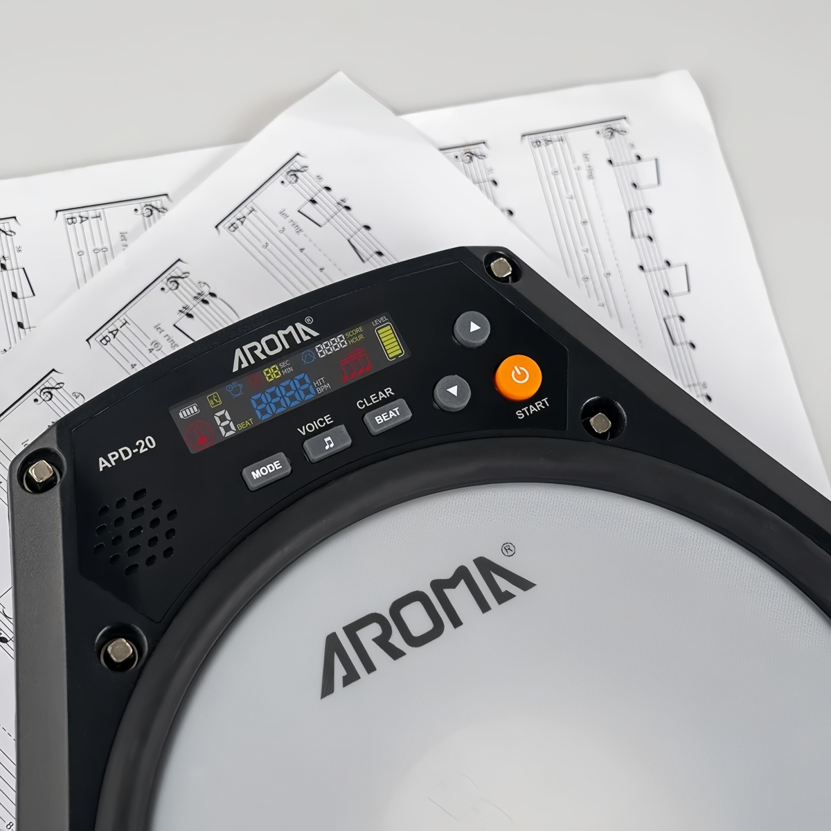 Aroma APD-20 Dumb Drum Pad Adj - đánh giá và giá Drum Practice Pad