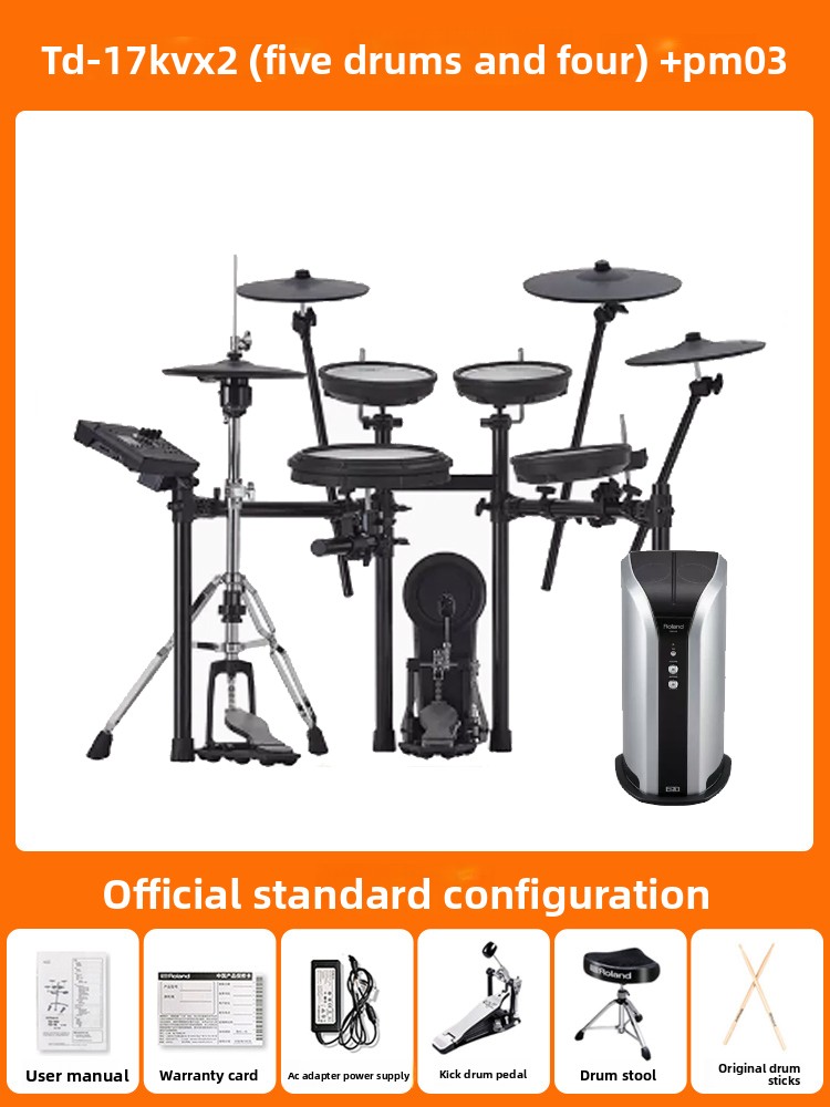 5 Drums 4 Cymbals Hybrid Drum  - đánh giá và giá Drum Trigger Set Acoustic