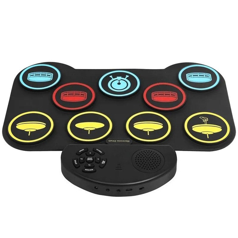 Portable Hand Roll Drum Kit 5  - đánh giá và giá Electronic Drum Kit For Kids