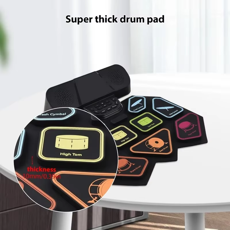 Portable Hand‑Roll Electronic  - đánh giá và giá Electronic Drum Set Roll Up