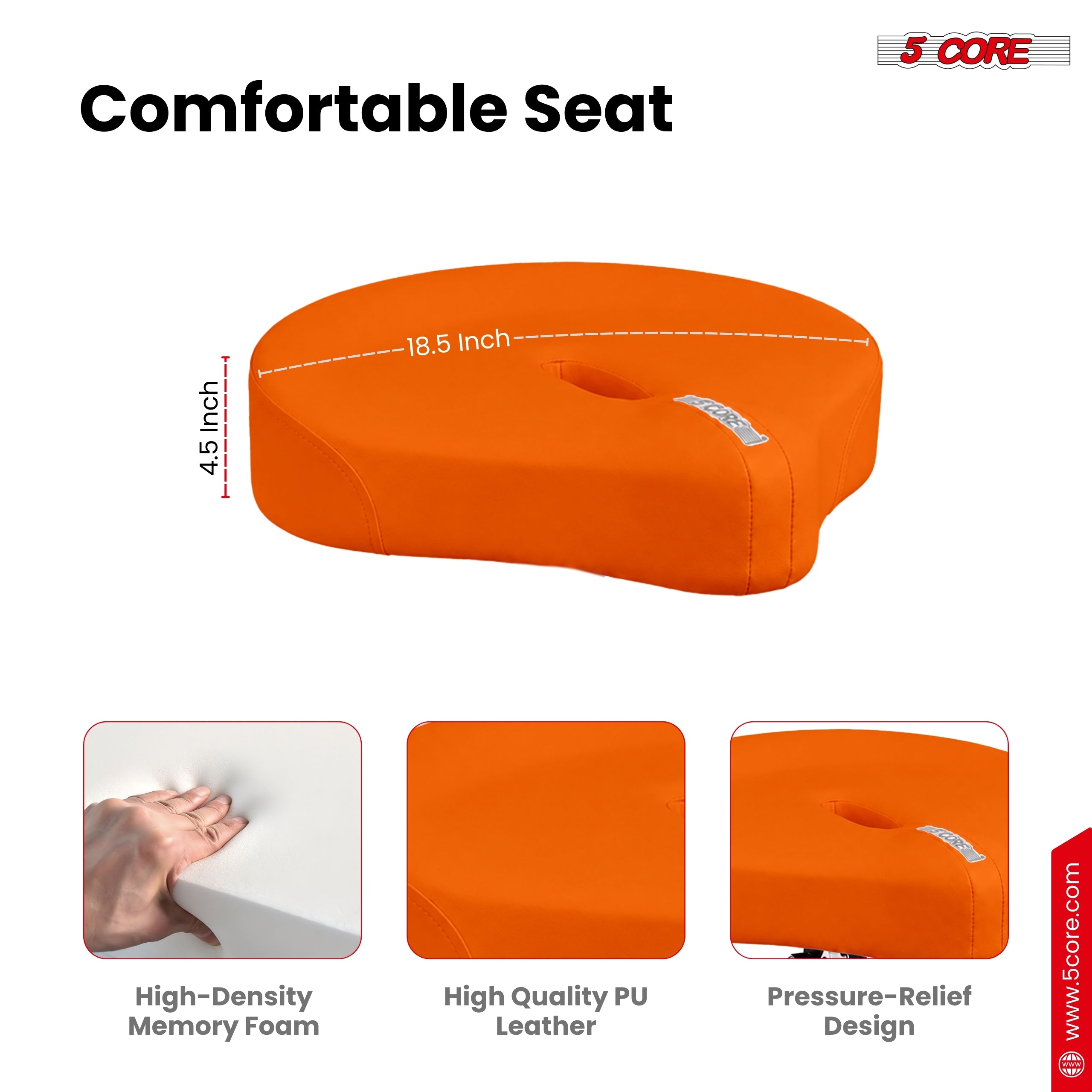 5 Core Drum Throne Padded 4