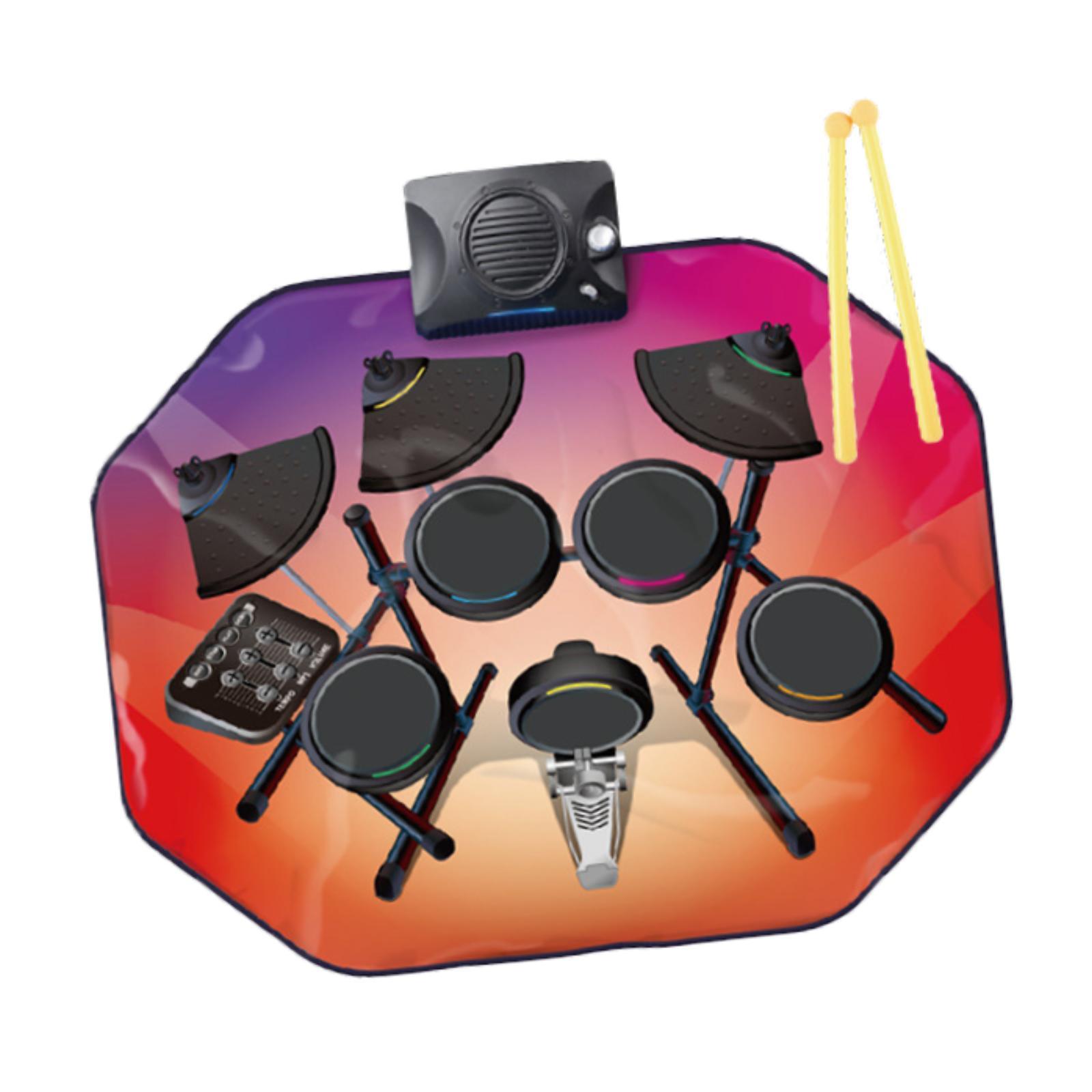 Roll Up Drum Practice Pad Comp - đánh giá và giá Electronic Drum Set Roll Up