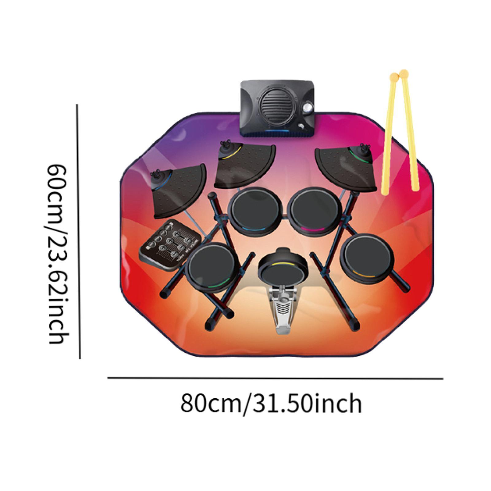 Roll Up Drum Practice Pad Comp - đánh giá và giá Electronic Drum Set Roll Up