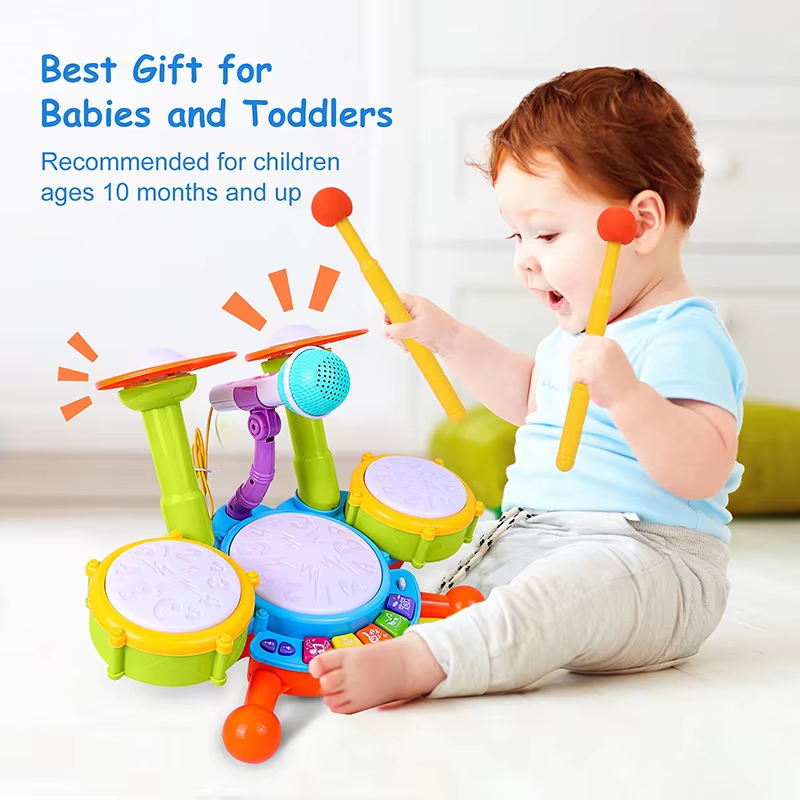 Kids Drum Set Toddlers 1-3, Ba - đánh giá và giá Electronic Drum Kit For Kids