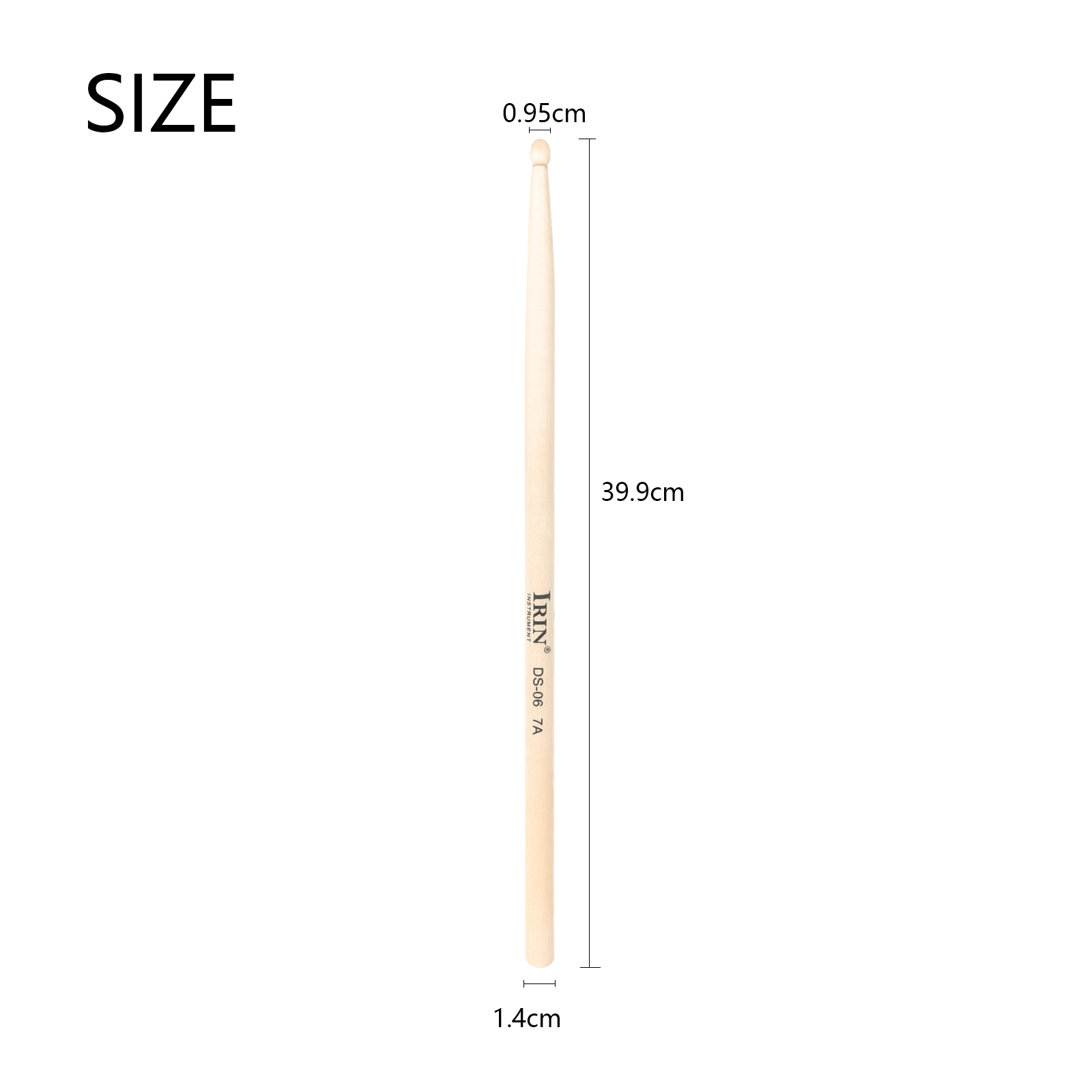 IRIN DS-06 Drum Sticks Maple D - đánh giá và giá Drumsticks 5A Maple