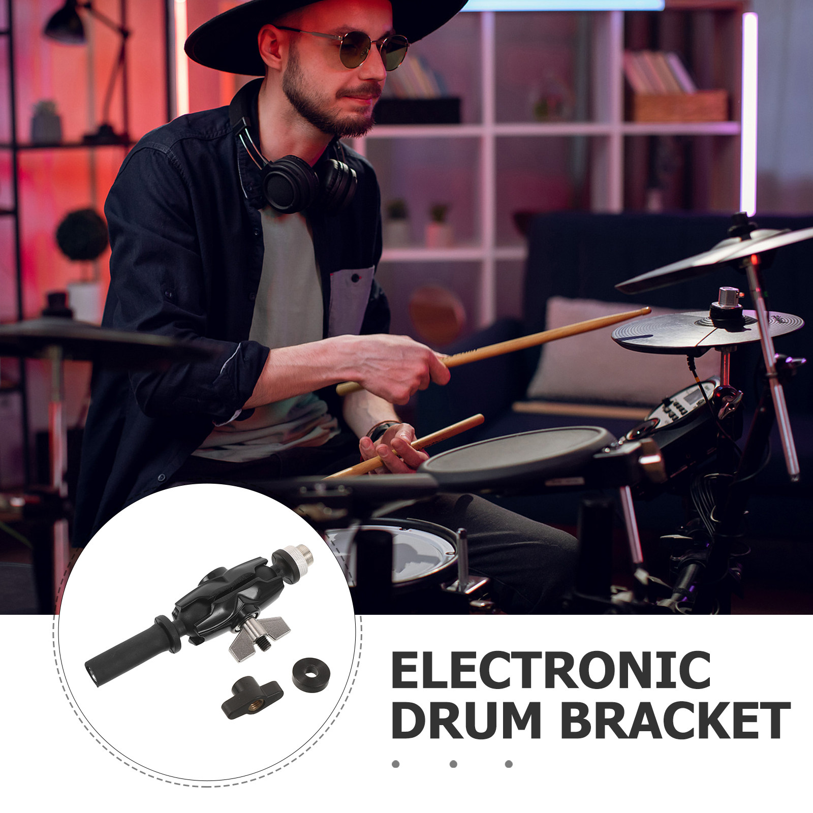 Drum Mic Clip Mini Ball Head M - đánh giá và giá Electronic Drum Rack Stand