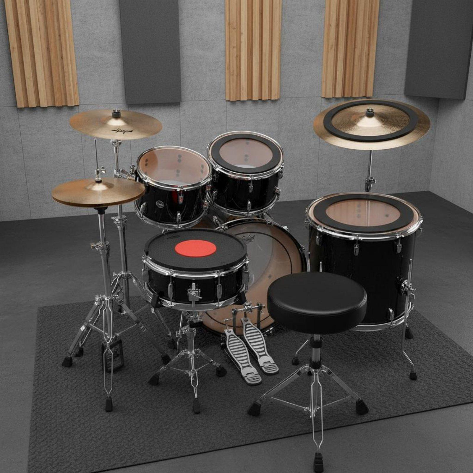 Drum Mute Pad Rubber Drum Damp - đánh giá và giá Drum Practice Pad