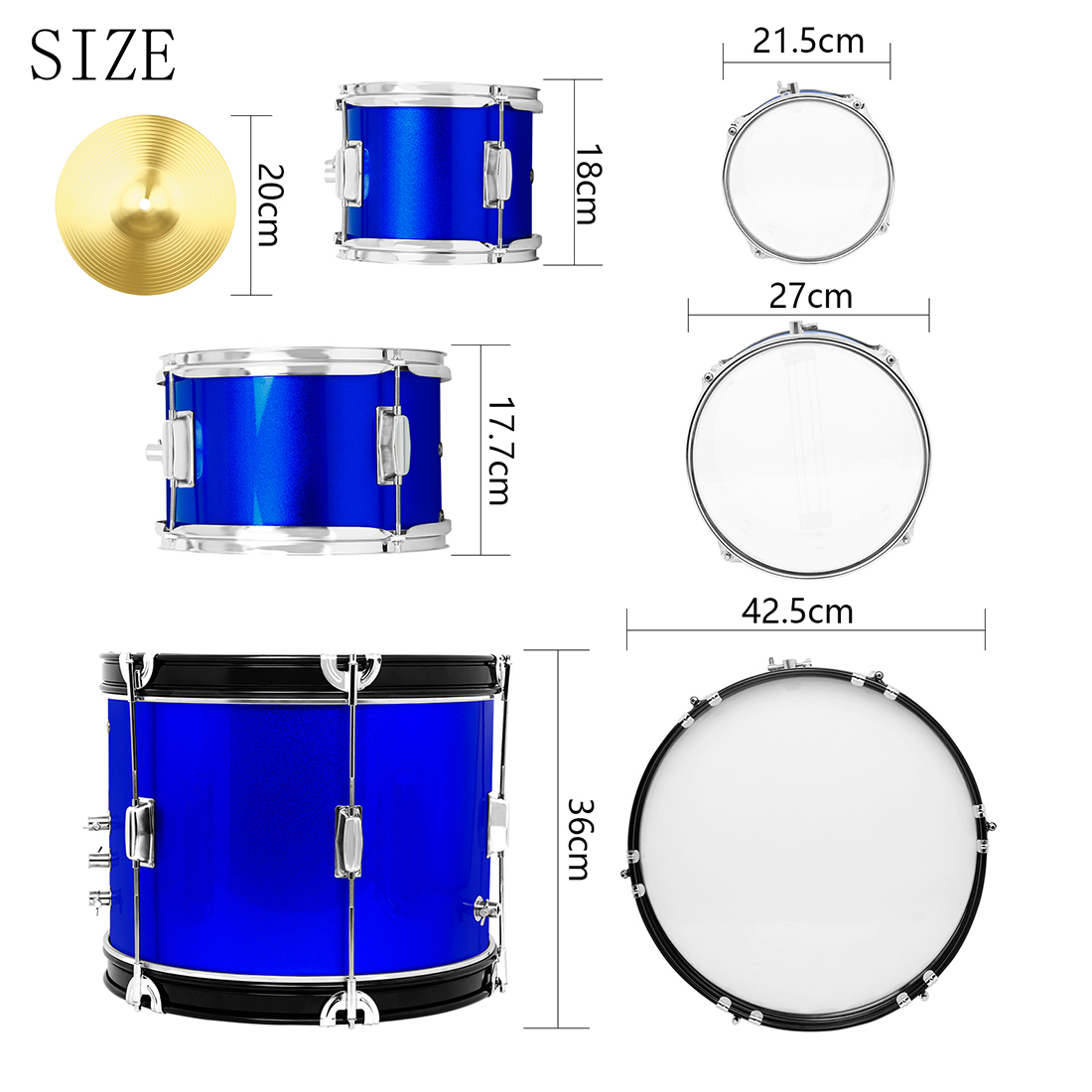 SALDE Complete Beginner Drum S - đánh giá và giá Drum Throne Adjustable