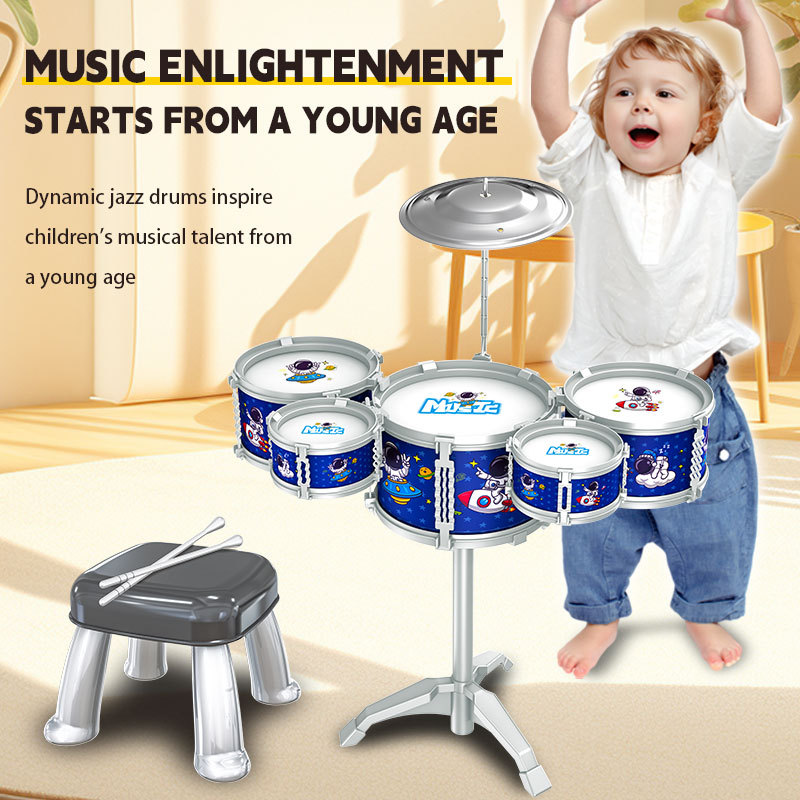 Kids Drum Set, 8 PCS Drum Set  - đánh giá và giá Electronic Drum Kit For Kids