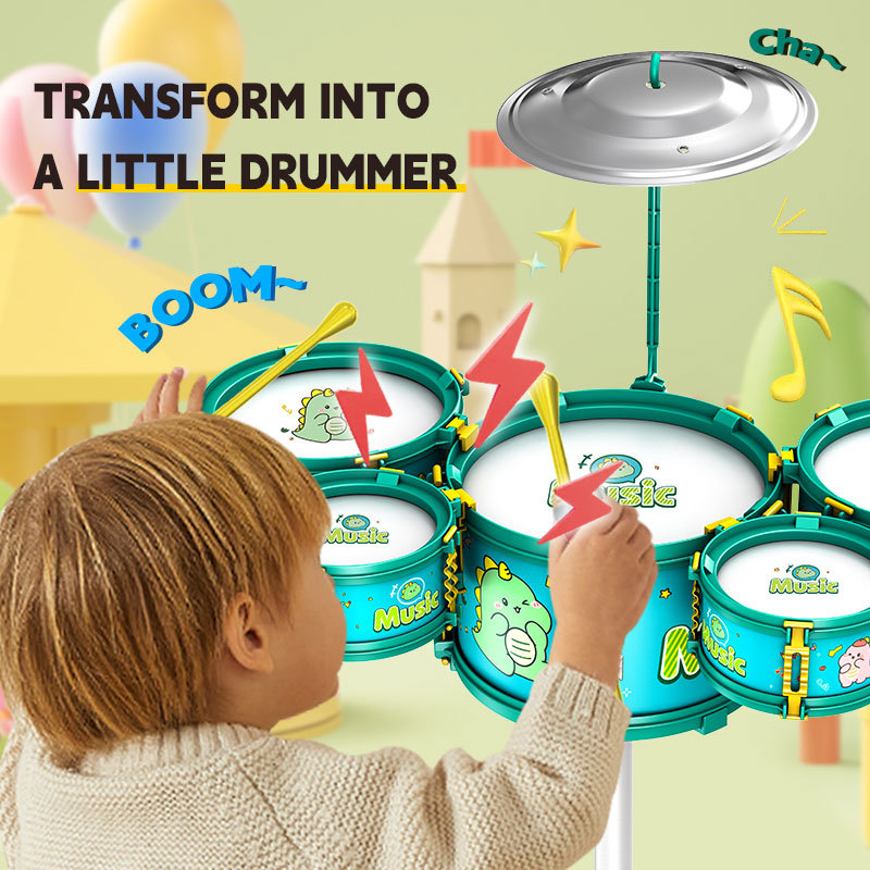 Kids Drum Set, 8 PCS Drum Set  - đánh giá và giá Electronic Drum Kit For Kids