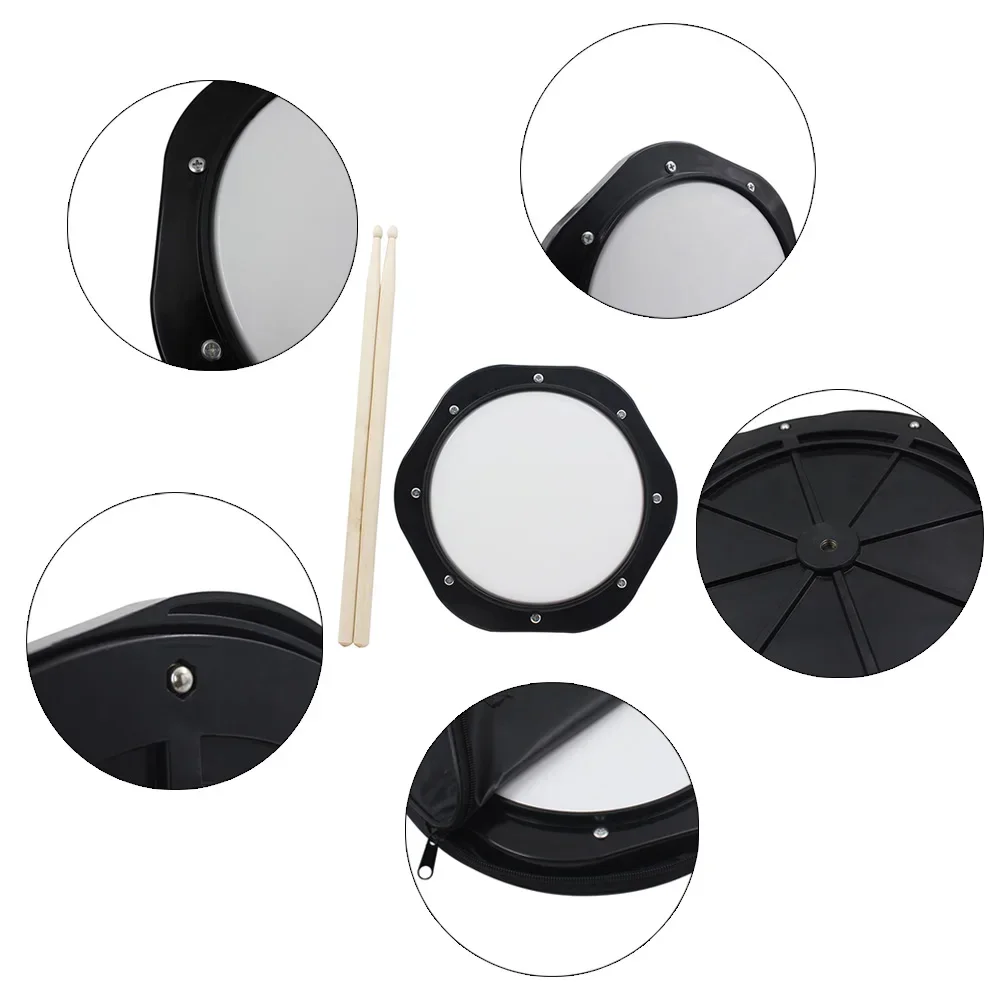 10-inch Dumb Drum Kits Jazz Dr - đánh giá và giá Drum Practice Pad