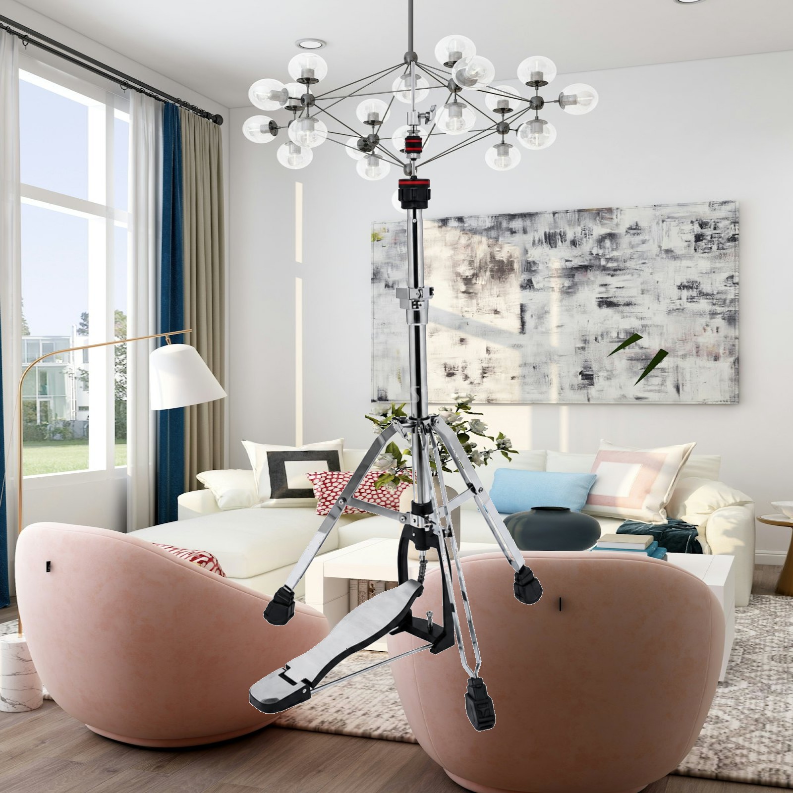 Hi Hat Cymbal Stand with Foot  - đánh giá và giá Electronic Drum Rack Stand