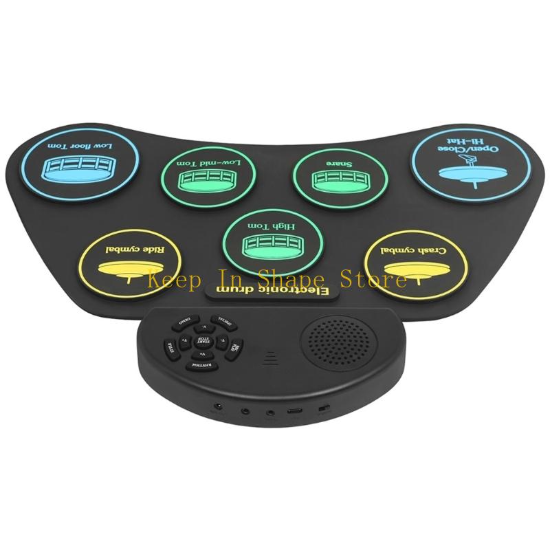 U1JC Bộ trống điện tử dạng cuộ - đánh giá và giá Electronic Drum Set Roll Up