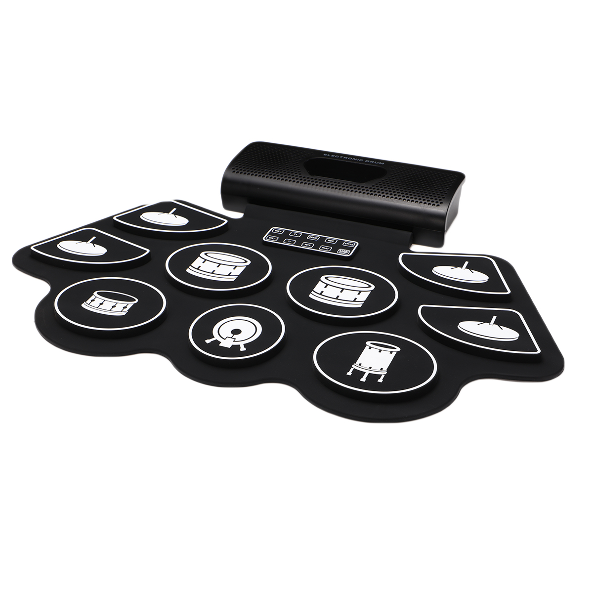 9 Pads Electronic BT Roll-Up D - đánh giá và giá Electronic Drum Set Roll Up