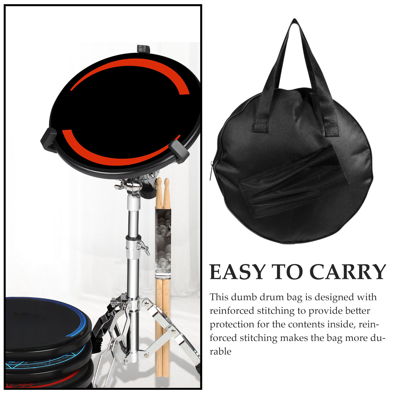 Drum Carry Bag Percussion Inst - đánh giá và giá Drum Practice Pad